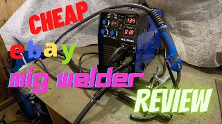 Cheap ebay welder Review - MIG 200D3 for flux cored wire, stainless steel and aluminium welding.