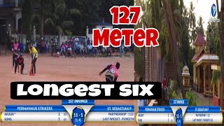 Longest Six In Underarm Cricket 127 Meter Akash