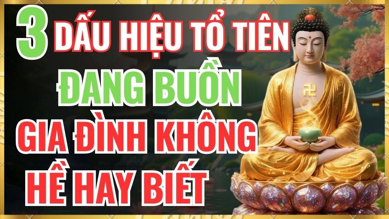 Niệm Phật Cả Đời Nhưng Vẫn Khổ? 3 Dấu Hiệu Tổ Tiên Đang Buồn Mà Gia Đình Không Hề Hay Biết.