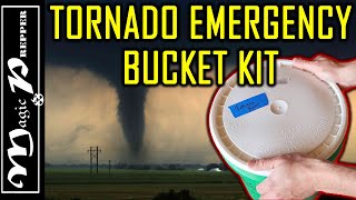 Tornado Emergency Kit in a Bucket