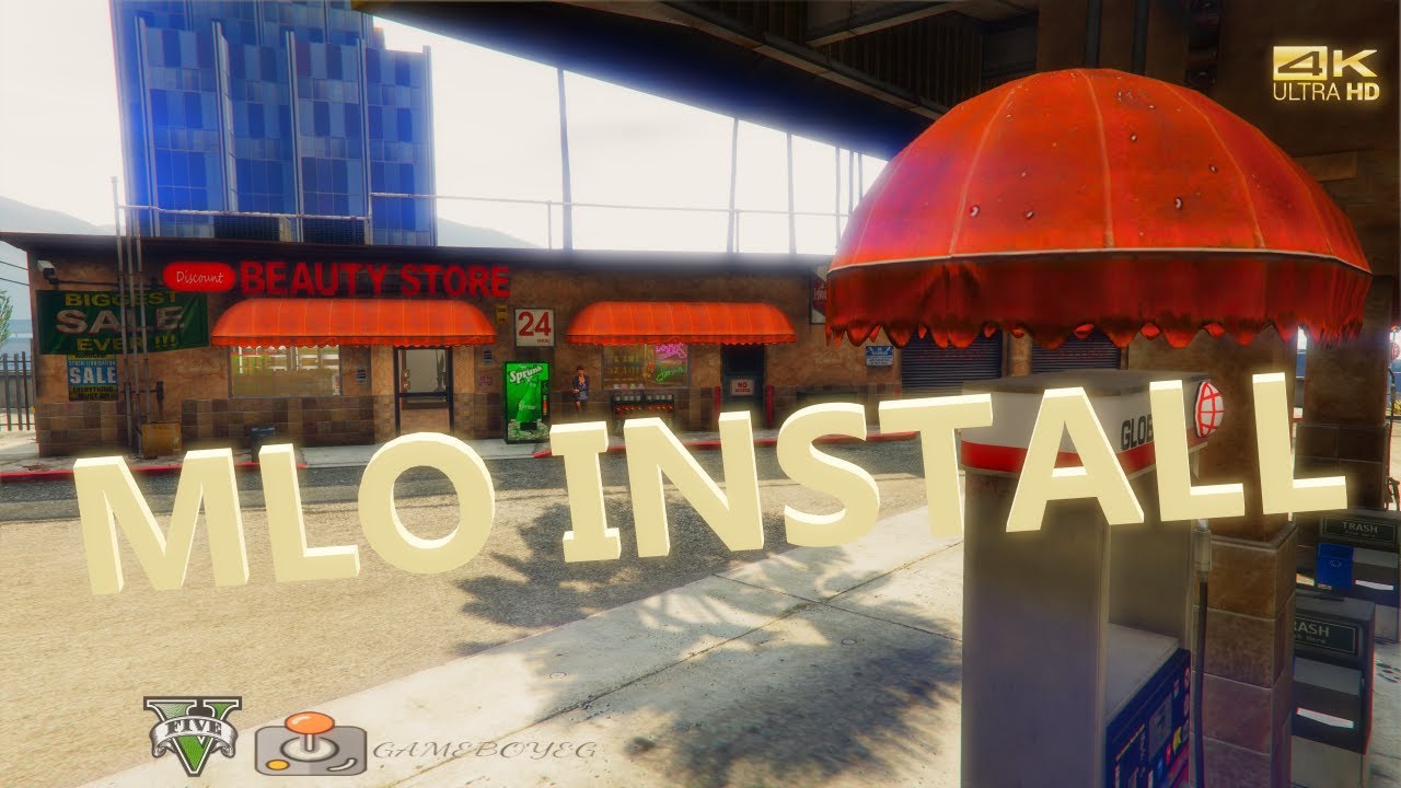 GTAV GTA5 Installing A Great Free MLO Globe Fule Station Made By ...