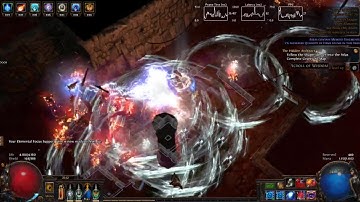 Path Of Exile - Unleash Ball Lightning/Vaal Storm Call Elementalist running some maps (3.6)