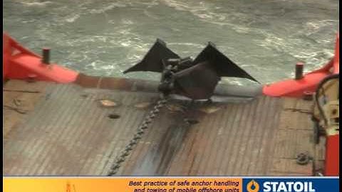 5. Anchor Handling - Anchor on the roller & on deck