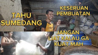 KESERUAN BERKUNJUNG KE PABRIK TAHU, DAN CARA PEMBUATAN NYA,