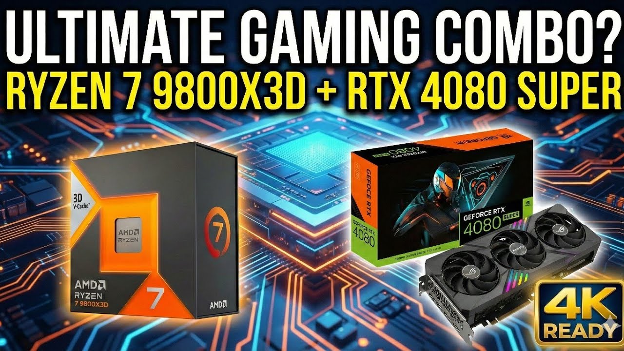 Ryzen 7 9800X3D + RTX 4080 Super | High-End PC Build ASMR