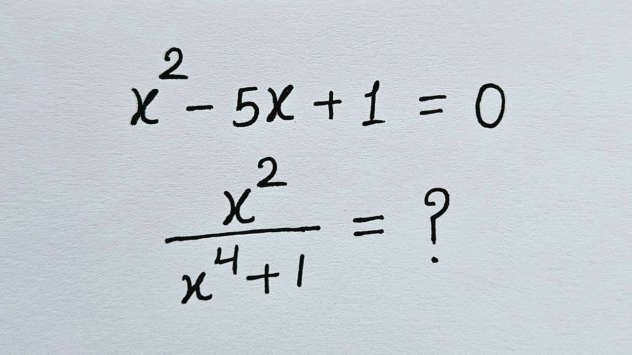 A nice algebra question to solve| Math Olympiad #maths #matheolympiad ...