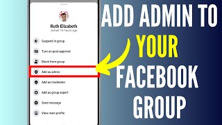 HOW TO ADD ADMIN ON FACEBOOK GROUP 2022 I FACEBOOK GROUP ADMIN ADD