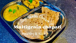 Multigrain chapati recipe |weight loss multi millet rotti| super healthy soft chapatis screenshot 3