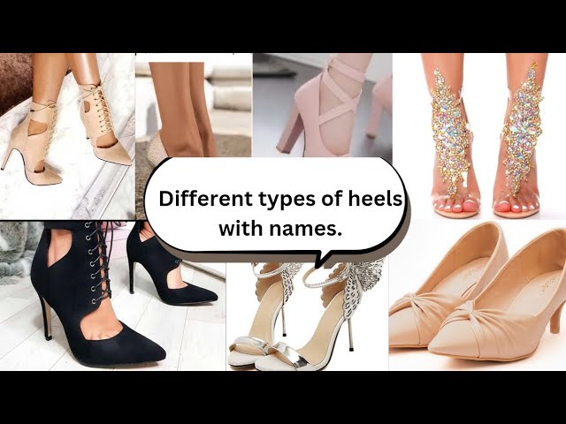 15 Types of Heels with Names #trendyworld - YouTube