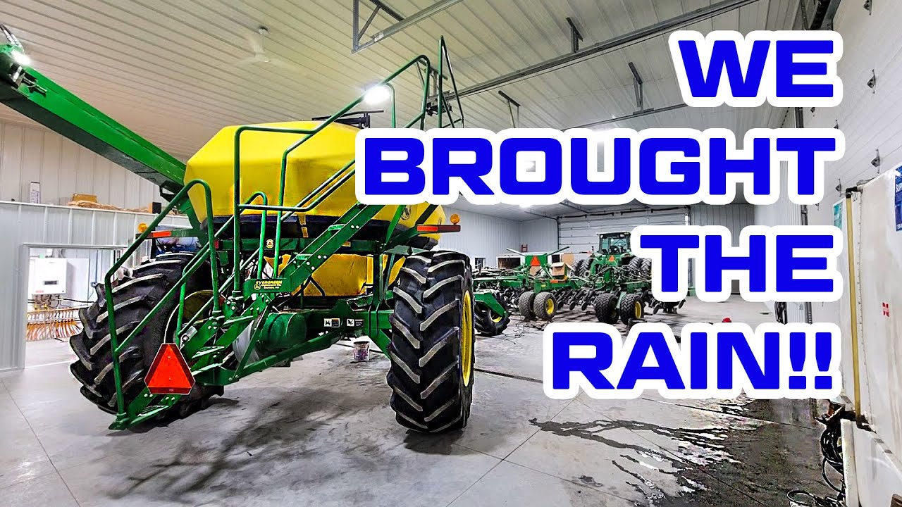 John Deere 1890 gets Upgraded to Hydraulic Drive and New Drill Parts