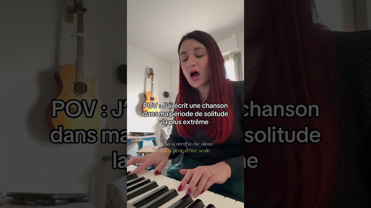 Seule mais avec une belle chanson ❤️ #compo #pop #seule