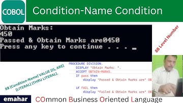Condition-Name Condition | COBOL