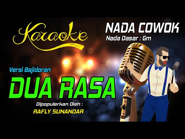 Karaoke DUA RASA - Rafly Sunandar ( Nada Pria ) class=