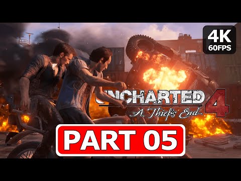 UNCHARTED 4: A Thief's End Gameplay Walkthrough Part 5 FULL GAME [4K60FPS ULTRAHD PC]