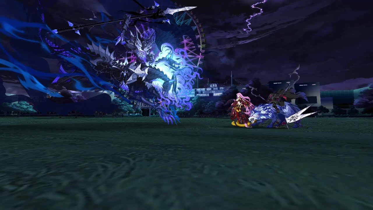 FGO JP - NPC Gorgon, Hessian Lobo and Jeanne Alter vs Wild Hunt ...