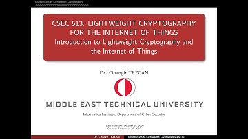 Lightweight Crypto for IoT - 1.1: Network of Things
