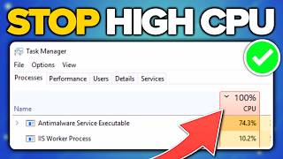 Antimalware Service Executable High CPU On Windows Fix!