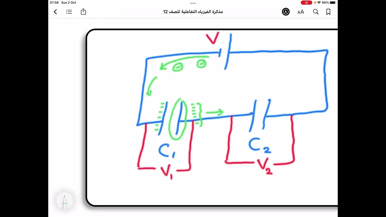 شرح توصيل المكثفات على التوازي وعلى التوالي