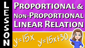 Proportional & Non-proportional Linear Relationships
