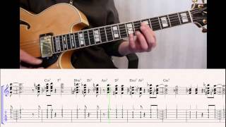 four on six comping lesson transcribed chords