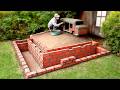 How to build rabbit cage combined with fish pond