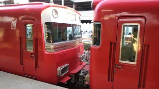 レア車同士の併結!!　3R4の代走!!　名鉄6000系　蒲郡広見ワンマン車6009f　最後の10次車6052f　普通名鉄岐阜行き　六軒入線　2023.3.10
