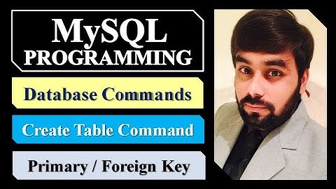 Create Table Command With Primary and Foreign Key | MySQL Programming | Structured Query Language |