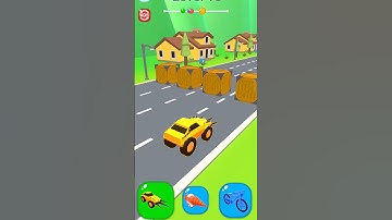 Shape-shifting Funny Race Gameplay 18 #shorts #gameplay #shapeshifting