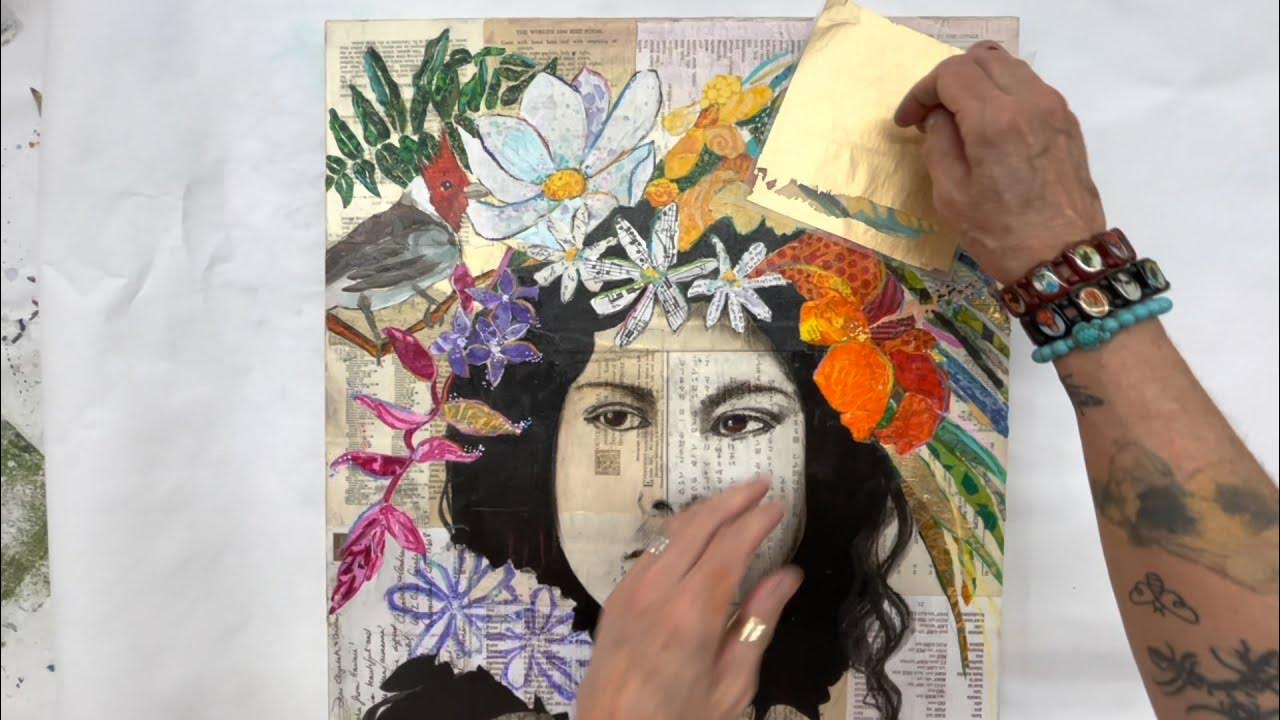 Applying Simple Metallic Gold Leaf–Tutorial Tidbits - YouTube