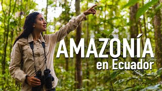 A tour in the AMAZON JUNGLE in Ecuador  Cuyabeno natural reserve