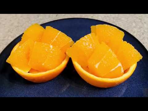 فيديو: كيفية تقسيم البرتقال