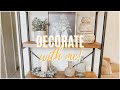 Decorating with my recent finds  decorate with me