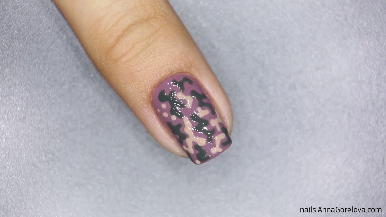 МК Дизайн ногтей от Анны Гореловой. Коллекция Military by Dance Legend