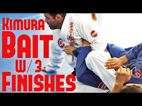 Half Guard Kimura Bait With 3 Finishes - Professor Dave Weber BJJ Techniques