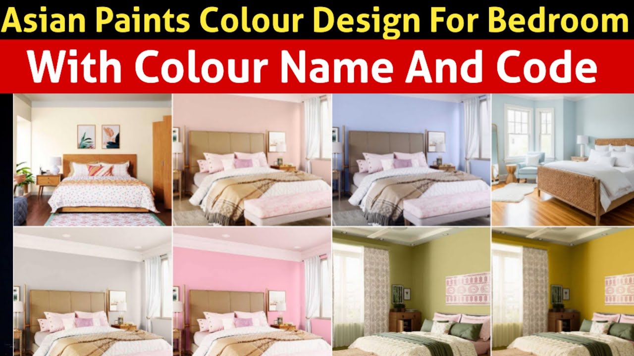 Top 10 Bedroom Colour Combination Design For Asian Paints/ Asian Paints Bedroom colour Design 