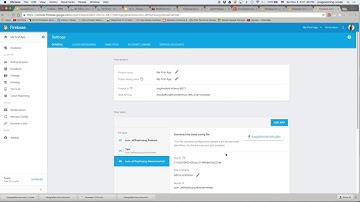 iOS 10 Swift 3 Xcode 8 Firebase tutorials: Video 1: Getting started