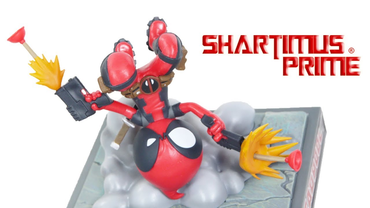 Alter Ego Deadpool Scottie Young Finders Keychain Holder Marvel Statue Review