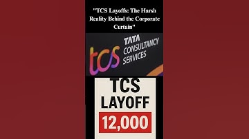 TCS Layoffs: The Harsh Reality Behind the Corporate Curtain || TCS Layoff 2025 || #layoffs