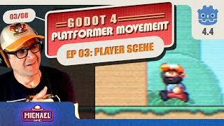 Player Scene // Platformer Movement 03/08 /// 2D Platformer Basics in Godot 4
