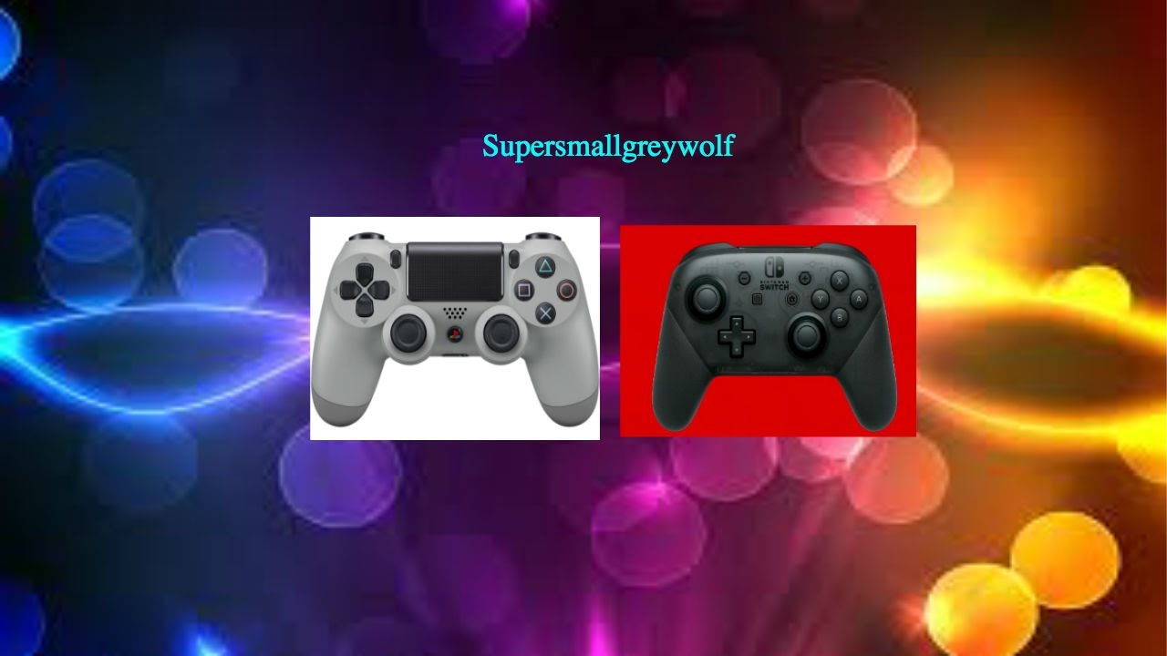 Ps4 Controller Vs Nintendo Switch Pro Controller Ps4 controller vs Nintendo Switch Pro controller - YouTube