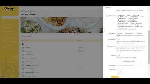 1. How To Create A Dish – Ordery Table Service App - Quick Guide