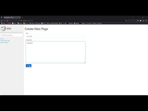 Project 1: Wiki - Harvard CS50 Web
