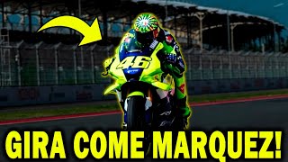 INCREDIBILE VALENTINO a 46 ANNI ha girato più VELOCE di Pecco Bagnaia nei test privati a Mandalika