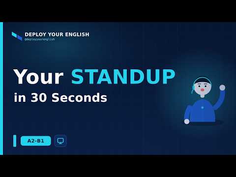 How to Give a Clear Daily Stand-Up Update in English | English for Devs