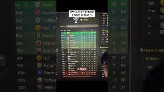 I Won The Premier League in March #gaming #fifa #fm24 #footballmanager