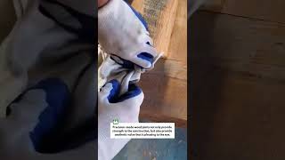 Neat wood joints are an art in woodworking. #woodscraft #tricks #woodworking #tools #handmade