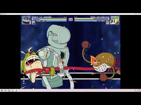 Mugen Battle Goopy Le Grande And Dr Kahls Robot Vs Grim Matchstick And Ribby And Croaks