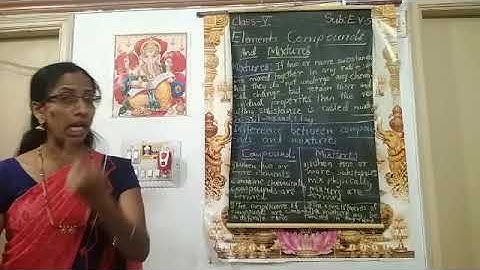 Class-5, Lesson-12--Elements, compounds, mixtures,part-2