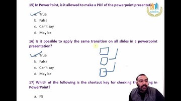 MS POWERPOINT QUESTION I RSMSSB RAJASTHAN COMPUTER INSTRUCTOR   I   RAJASTHAN COMPUTER ANUDESHAK