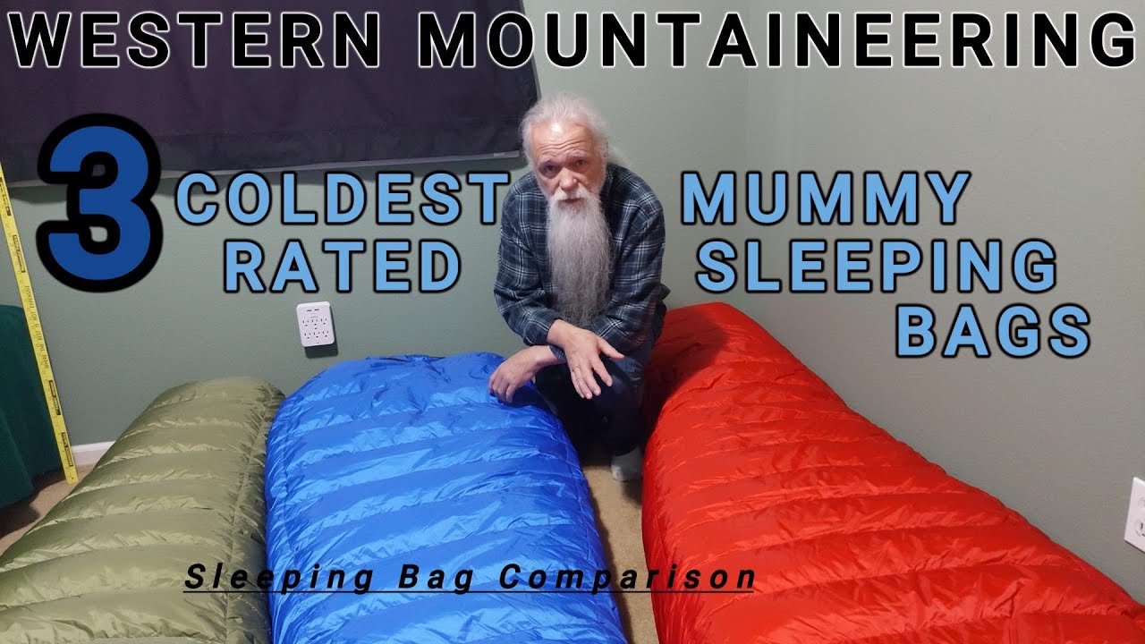 Western Mountaineering's 3 Coldest Rated Mummy Down Sleeping